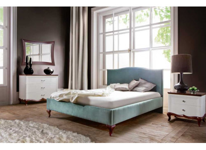 Designer Bett Betten Ehebett Doppelbett Polsterbett Lederbett - Model CL-2