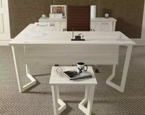 Schreibtisch Büro Kommode Eckschreibtisch Büro Garnitur Aktenschrank 3tlg.