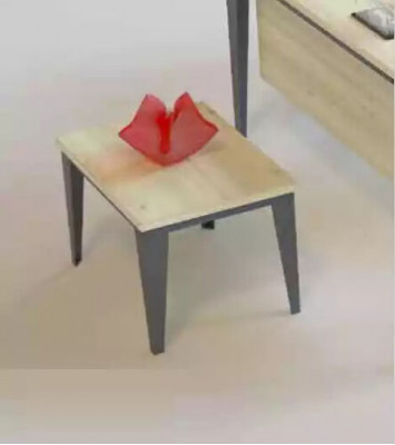 Büromöbel moderner Schreibtisch Couchtisch Kommode Beistelltisch 4tlg.