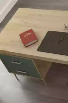Büroeinrichtung 4tlg. Set Schreibtisch Aktenschrank Kommode Couchtisch