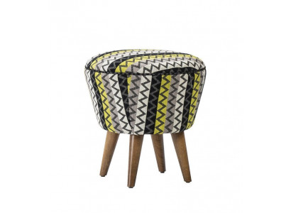 Bunter Hocker Puff Luxus Hocker Polstermöbel Sitzhocker Ottomane Brandneu
