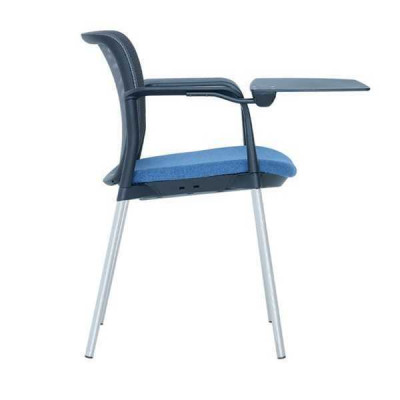 Moderne gepolsterte Sessel Design stilvolle blaue Sessel Bürostuhl Stuhl neu