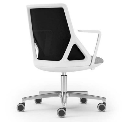 Luxus Stuhl Weiß Büro Stühle Polster Sessel Design Möbel Drehstuhl neu