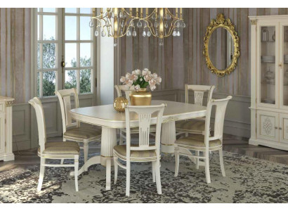 Stuhl Set Stühle Polster Garnitur Küchen Wohnzimmer Esszimmer Set Designer 6x
