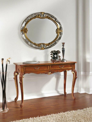 Konsolentisch Spiegel Sideboard Set Neu Holz Italienische Möbel Stil StileElisa