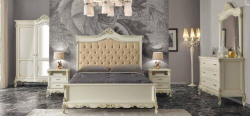 Bett Chesterfield Design Luxus Hotel Betten Massivholz 180x200 Schlaf Zimmer Italien Möbel