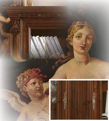 XXL Buffet Kommode Kommoden Schrank Barock Rokoko Deko Anrichte Konsole