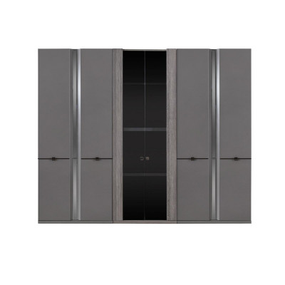 Schlafzimmer Set Bett Kleiderschränke Schrank Betten 2x Nachttische 4tlg.