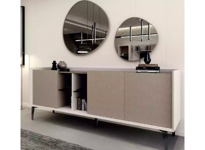 Sideboard ins Wohnzimmer modern luxuriös neu Möbel color grau Kommode