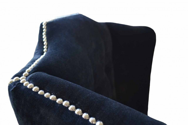 Chesterfield Ohrensessel Design Luxus Stoffsofas Textil 1 Sitzer Polster