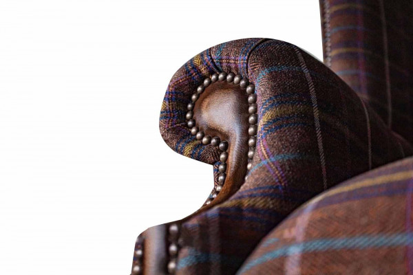 Chesterfield Design Sofa Sessel Couch Polster Ohrensessel 1 Sitzer Neu