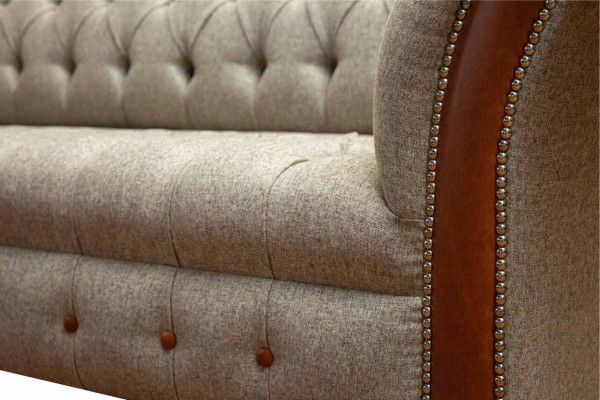 Chesterfield Sofa Polster Design Luxus Couch Klassische Sofa 3 Sitzer