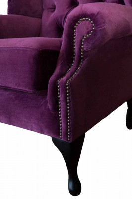 Chesterfield Design Sessel Polster Couch Ohrensessel Couchen 1 Sitzer