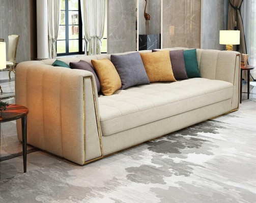 Sofagarnitur Designer Sofa Ledersofa 321 Sitzer Dekorative Modernes Sofa