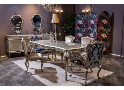 Tisch Luxus Esszimmertisch Esszimmer Holztisch Tische Art déco Möbel