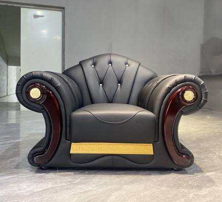 Luxus Sessel Chesterfield Einsitzer Couch Möbel Einrichtung Sofa 1er
