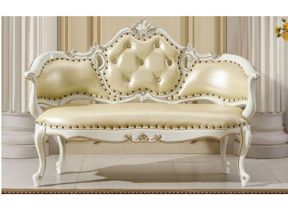 Bank Chesterfield Polster Sofa Ledersofa Königliche Sitzbank Couch