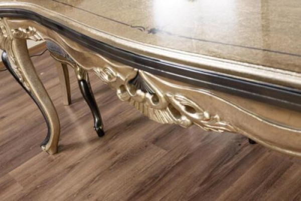 Klassischer Esstisch Tisch Barock Tische Esstische Holztisch 208x108 cm