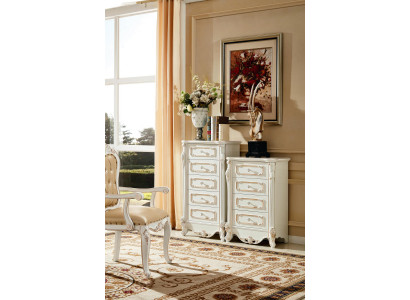Schlafzimmer Set Weiß Design Elegantes 2x Kommode Klassische Möbel Luxus 2tlg.