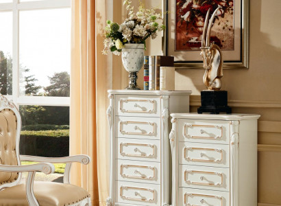 Schlafzimmer Set Weiß Design Elegantes 2x Kommode Klassische Möbel Luxus 2tlg.