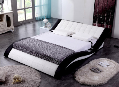 Bett Design Betten Digital USB Luxus Schlafzimmer Möbel Leder Doppel