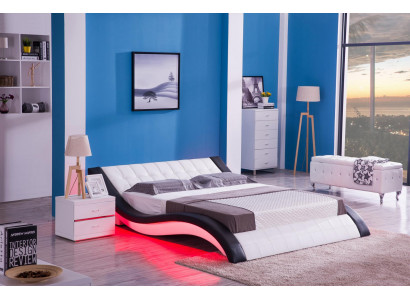 Bett Design Digital Sound USB Betten Luxus Schlafzimmer Möbel Leder