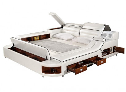 Multifunktions Bett Doppel Betten Hotel xxl big Polster Betten USB Sound