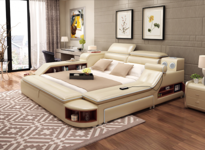 Bett Multifunktion Tresor Wärme Liege USB Sound Doppel Betten Funktion Neu