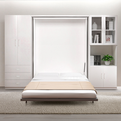 Bett Bücher Schrank Regal Gästebett Schränke Wand Schrank Wandschrank Betten