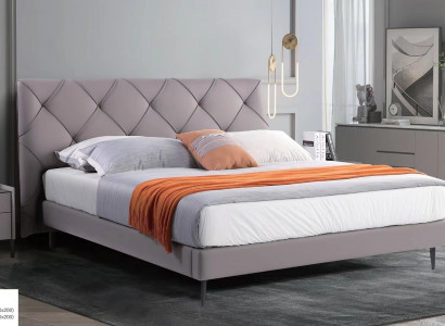 Bett 180x200cm Betten Leder Moderne Schlafzimmer Möbel Polster Design