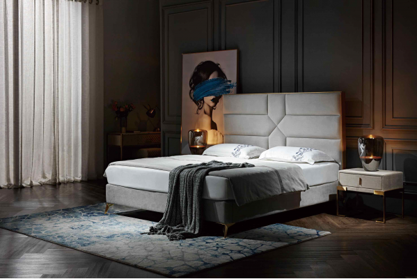 Luxus Design Bett Polster Doppel Hotel Betten Ehe 180x200cm Schlaf Zimmer