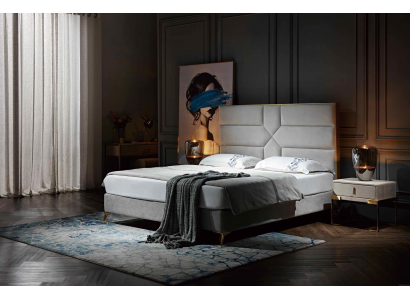 Luxus Design Bett Polster Doppel Hotel Betten Ehe 180x200cm Schlaf Zimmer