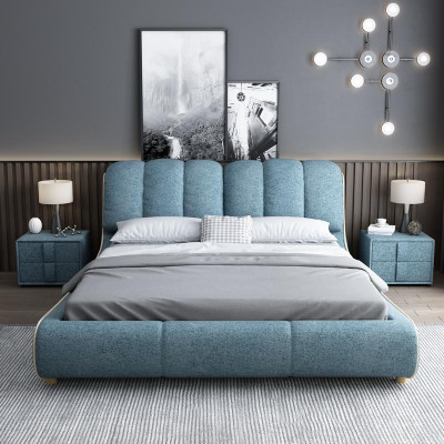 Design Holz Modern Bett 180x200 Schlafzimmer Ehe Luxus Hotel Betten