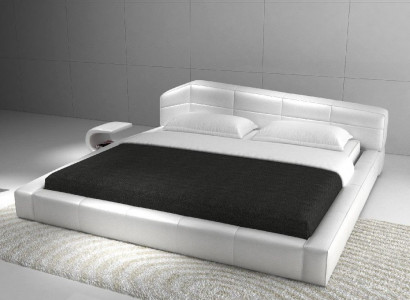 Modernes Hotel Gestell Schlaf Zimmer Luxus Leder Design Bett Doppel