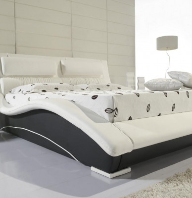 Design Gepolstert Hotel Bett 180x200cm Hochzeit Holz Schlafzimmermöbel