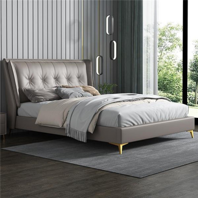 Betten Leder Hotel Luxus Polster Italienische Möbel Designer Bett Schlafzimmer