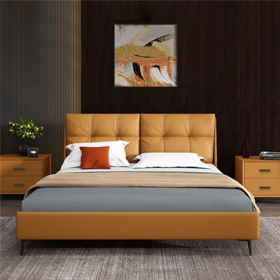 Betten Textil Leder Hotel Luxus Polster Samt Stoff Designer Bett Schlafzimmer