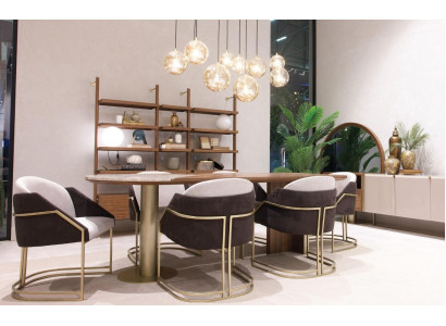 Esstisch 6x Stühle Luxus Esszimmer Möbel Esszimmer Garnitur Set 7tlg