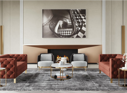 Sofagarnitur Set Sitz Polster 4tlg. Wohnzimmer Set Couchen Luxus