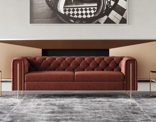 Sofagarnitur Set Sitz Polster 4tlg. Wohnzimmer Set Couchen Luxus