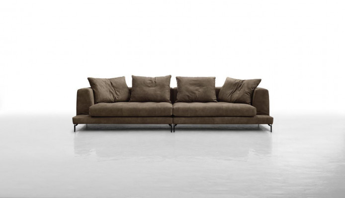 Sofa 4 Sitz Sofas Luxus Polster Ledersofa Luxus Couch Leder Viersitzer