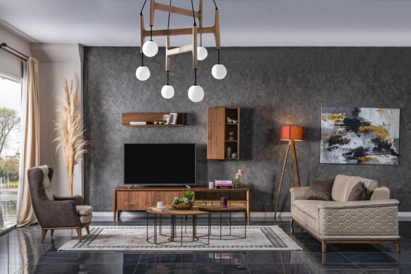 Luxus Sofagarnitur Sofa Garnitur Sofas Sessel 3+1 Sitzer Stoff Modern Design Neu