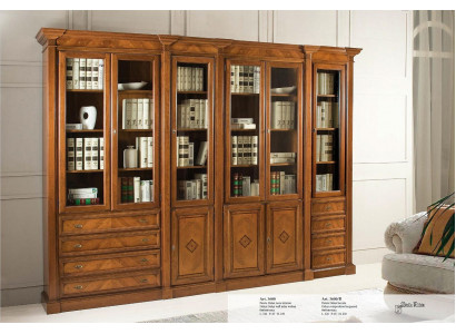 Bücher Regal braun Vitrinen Schrank Bücherschrank Vitrine Bücherregal Regale Neu