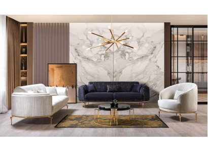 Sofagarnitur 331 Sitz Moderne Couch Sofa Sessel Sofas Luxus Set 3tlg