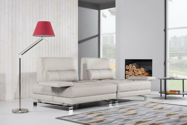 Ecksofa Wohnlandschaft Polster Eck Sofa Sitz Garnitur Moderne 100% Leder Couch