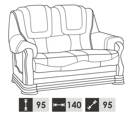 Sofagarnitur 3+2+2 Sitzer Klassischer Wohnlandschaft Sofas Couchen Polster Neu