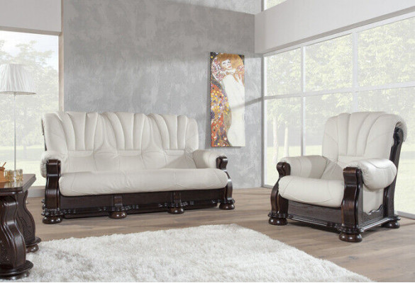 Sofagarnitur 3+2+2 Sitzer Klassischer Couchen Wohnlandschaft Sofas Polster Neu