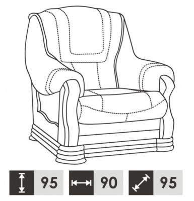 Ledersofa Männer Club Sofa Couch Polster Sitz Sofagarnitur 3+1+1 Komplett Set