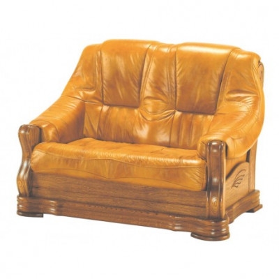 Klassische Wohnzimmer Möbel Sofagarnitur Ledersofa Sitzpolster Sofa