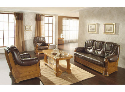 Klassik Sofagarnitur 3+1 Sitzer Klassischer Wohnlandschaft Sofas Couchen